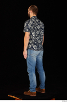  Orest blue jeans blue shirt brown shoes casual dressed standing whole body 0004.jpg
